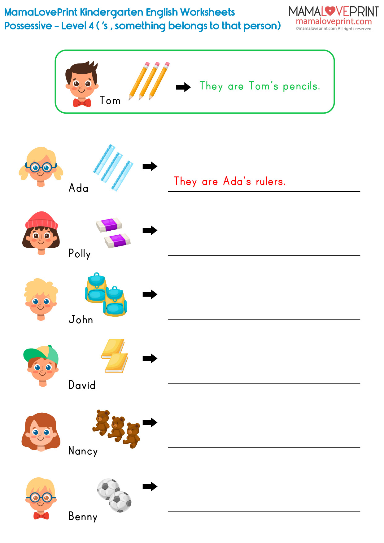 mamaloveprint-grade-2-english-worksheets-basic-grammar-possessive-s-something-belongs-to